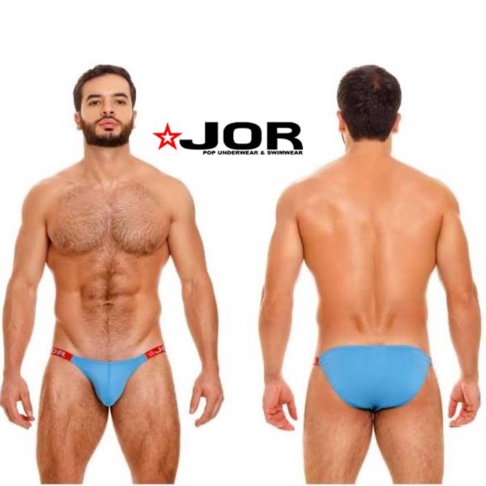 Jor String Briefs Medium 32-40" waist 84% nylon / 16% spandex